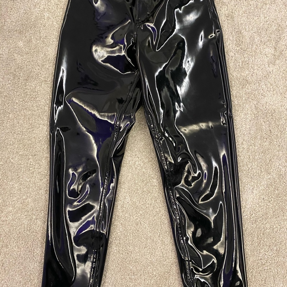 Top shop Jamie vinyl pant